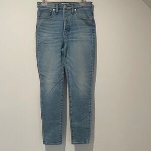 Rivet & Thread Womens Jeans Size 29 Light Wash High Rise Denim USA Made
